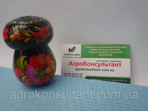 Сільничка гриб (велика) чорна — Петровий розпис/Solyanka mushroom (big) — Petrikov painting
