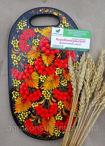Кухонна дошка овальної форми - Петриківський розпис / Oval shaped kitchen board - Petrikovsky painting