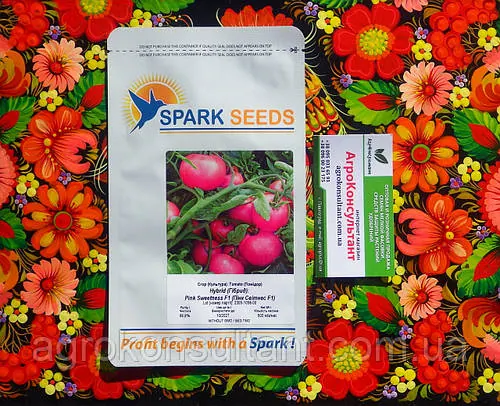 Насіння томата Пінк Світнес F1 (Lark Seeds), 500 насінин — ранній (85-100 днів), детермінантний, рожевий