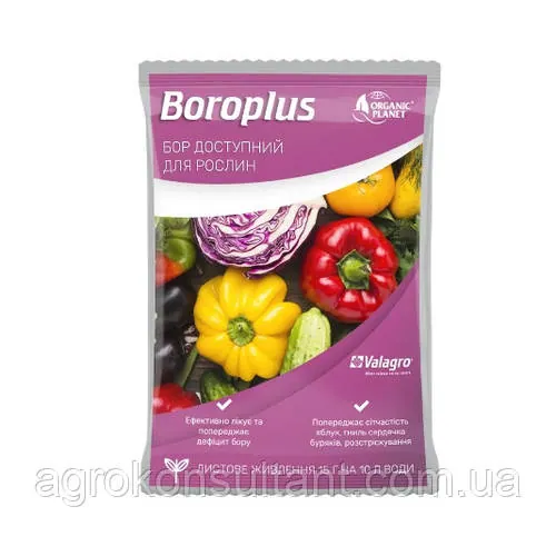 Добриво Бороплюс / Boroplus (Valagro), 15 мл — хелат бора для підвищення врожайності та захисту рослин