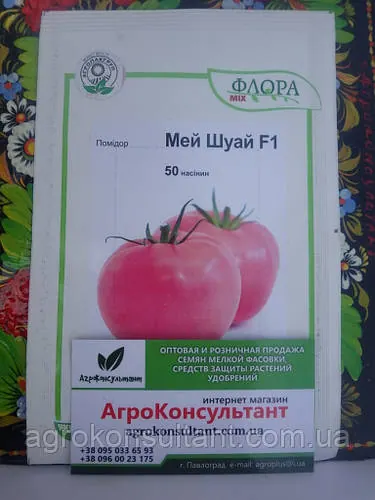 Насіння томата Мей Шуай F1 (Seminis), 50 насінин — ранній (62-65 днів), індетермінантний, високоврожайний