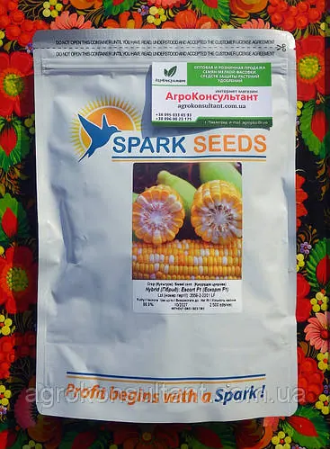 Насіння кукурудзи Ескорт F1 (Spark Seeds), 2 500 насінин — рання (76 днів) суперсолодка, біколорна