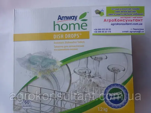 Таблетки для автоматичних посудомийних машин Dish Drops Діш Дропс
