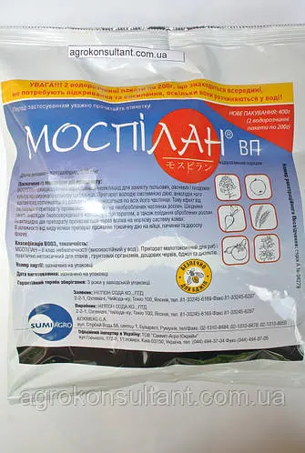 Інсектицид Моспілан, 400 г — боротьба з колорадським жуком і понад 70 різновидами шкідників