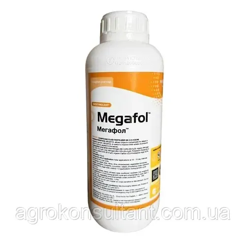Стимулятор росту Мегафол (Valagro), 1 л — антистресовий препарат, біостимулятор росту і розвитку рослини
