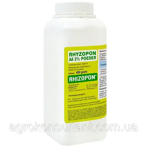Різопон жовтий / Rhizopon Powder АА 2%, 400 г — найкращий укорінювач для рослин, Rhizopon BV