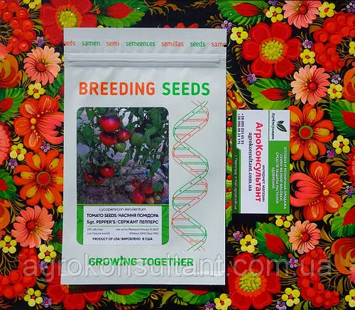 Насіння томата Сержант Пеппер (Breeding Seeds), 250 насінин — середньоранній, індетермінантний