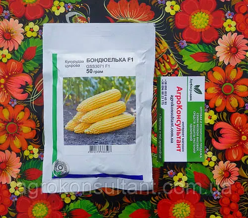 Насіння кукурудзи Бондюелька ГСС 3071 / GSS 3071 F1 (Syngenta), 50 грам — рання (77-80 дн), суперсолодка