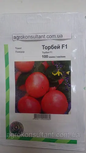 Насіння томату Торбей F1 (Bejo/АГРОПАК+), 100 насінин - середньоранній (70-75 днів), рожевий, детермінант