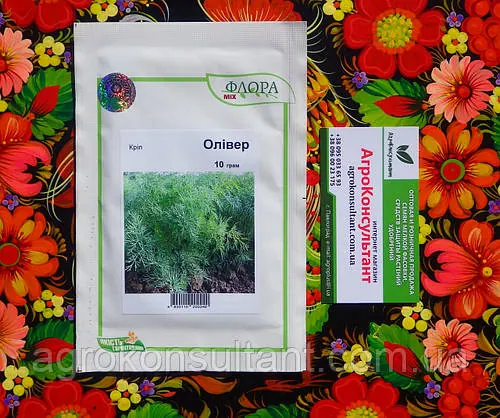 Насіння кропу Олівер (Moravoseed / Агропак), 10 грам — середньорання (35-40 днів), кущова