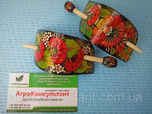 Заколка шпажка для волосся (чорного кольору)/ Hairpin hair skewer (black)