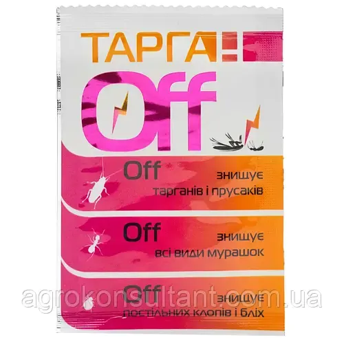 Інсектицид Тарган Off (Agro Protection), 2 г — проти побутових комах (тарганів, мурах, клопів, бліх)