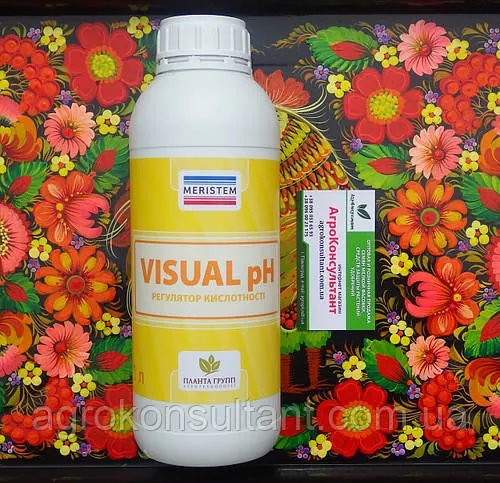 Visual pH / Візуал рН (Meristem), 1 л — рН коректор (коректор кислотності) Мерістем Меристем