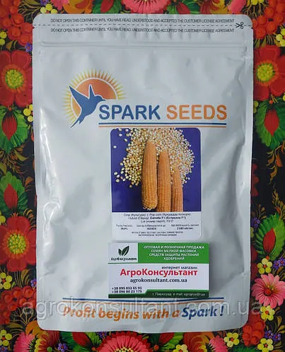 Насіння кукурудзи Естрелла F1 (Spark Seeds), 2 500 насінин — середньопізня (95 днів), кукурудза для попкорну естрела